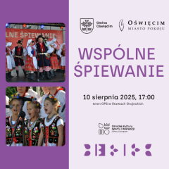 Wspólne Śpiewanie – spotkajmy się przy muzyce!